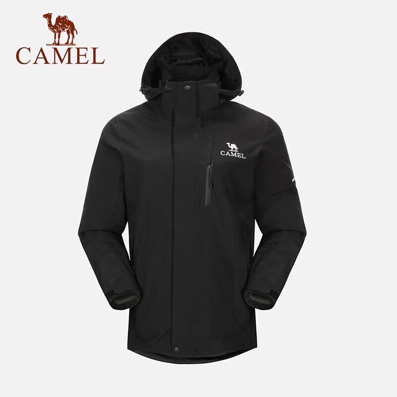 CAMEL Women's 3-in-1 Waterproof Windproof Fleece-Lined Jacket 723CA6B010