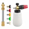 1L Foam Cannon for Car Wash - 5 Nozzle Snow Foam Gun Kit, Compatible with Bosch Aquatak 100/110/115/1200 Plus & More