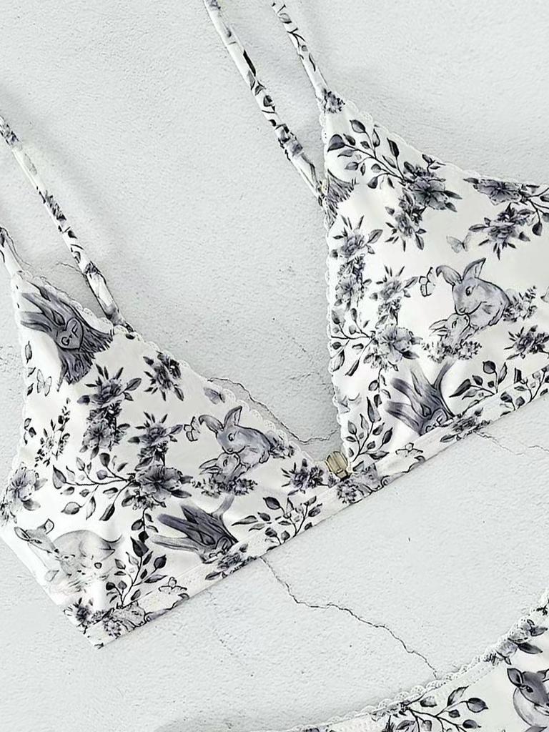 European and American Animal Print Sexy Two-Piece Bikini Set for Women - Trendy Fashion Swimwear