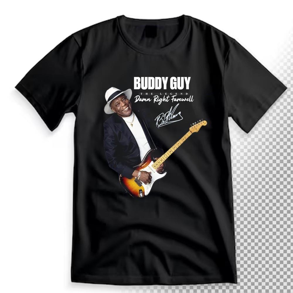 Rare buddy guy signature Gift Funny Men All T-Shirt Unisex T-Shirt M
