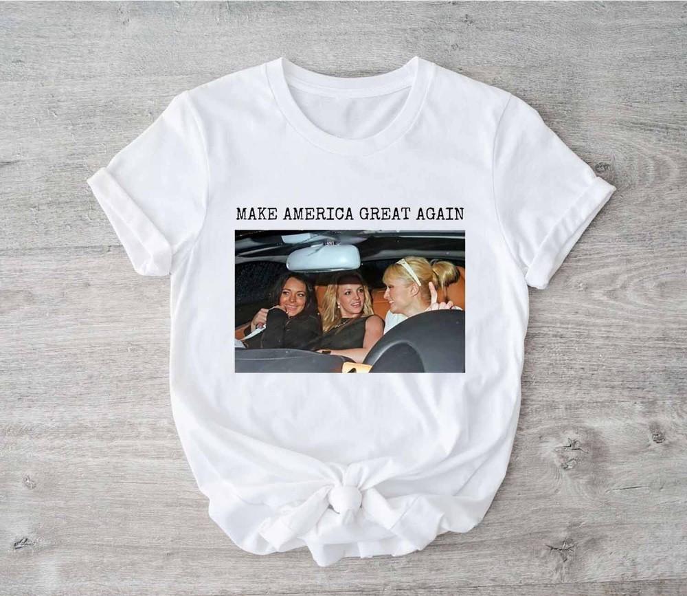 

Make America Great Again Shirt Mean Girls Shirt Paris Hilton Shirt Unisex T-Shirt XL