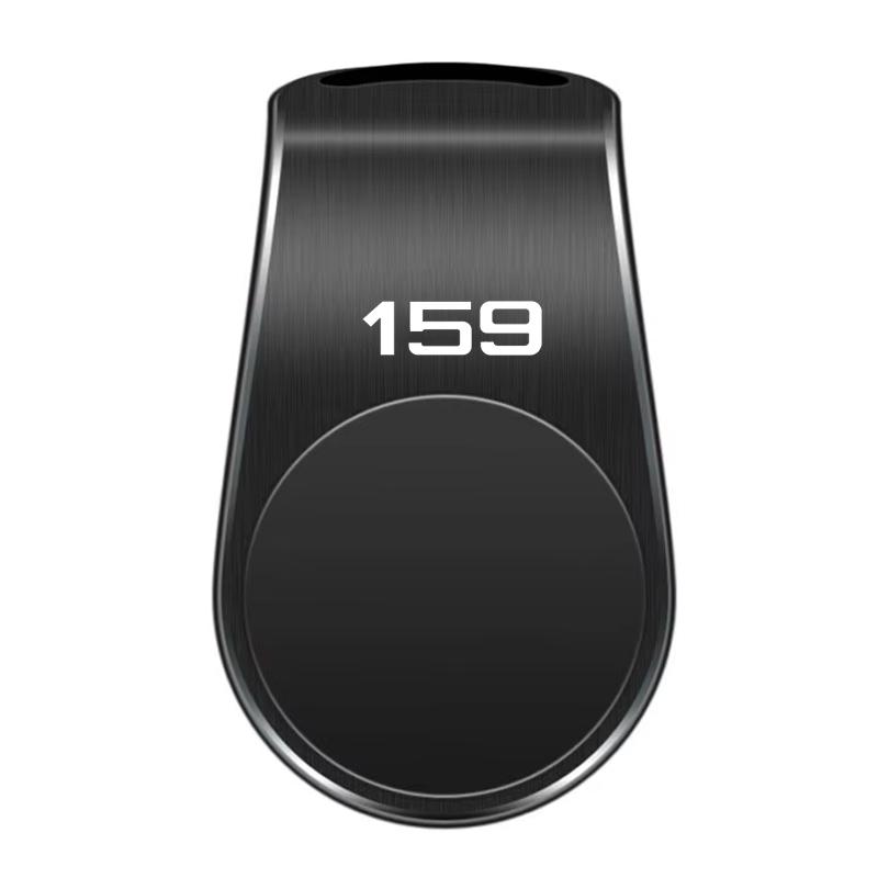 

For Alfa romro 159 Logo New Style Metal Magnet Phone Holder Car Magnetic L-shaped Anti Slip Phone Holder Car Accessories чёрный