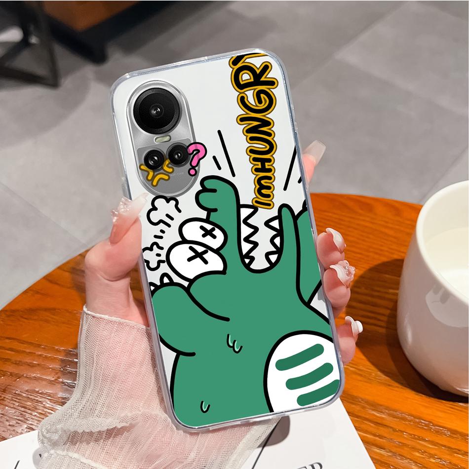 Case For Oppo Reno 10 Pro 5G Special Soft Silicone Transparent Anti Drop Phone Cover For Oppo Reno10 10Pro Back Shell Funda Capa