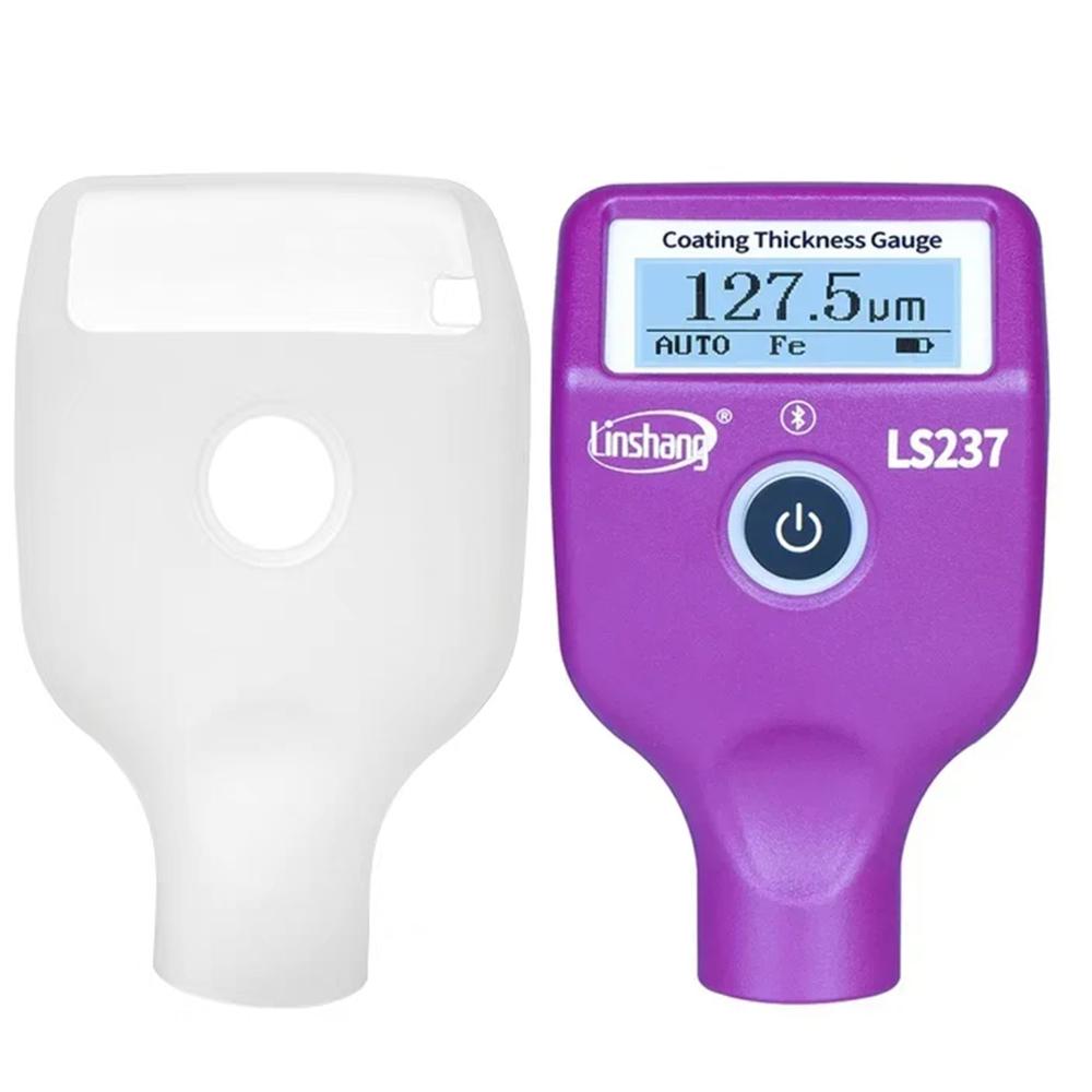 LS237 Car Paint Thickness Gauge for Auto Coating Identify Ferrous Putty Type-C Charge with Three Color and Rotatable Screen