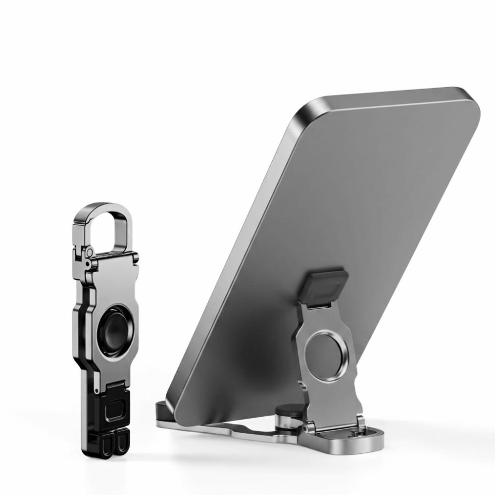 Metal Fidget Spinner Cell Phone Holder Foldable Desktop Mobile Phone Holder Desk Use