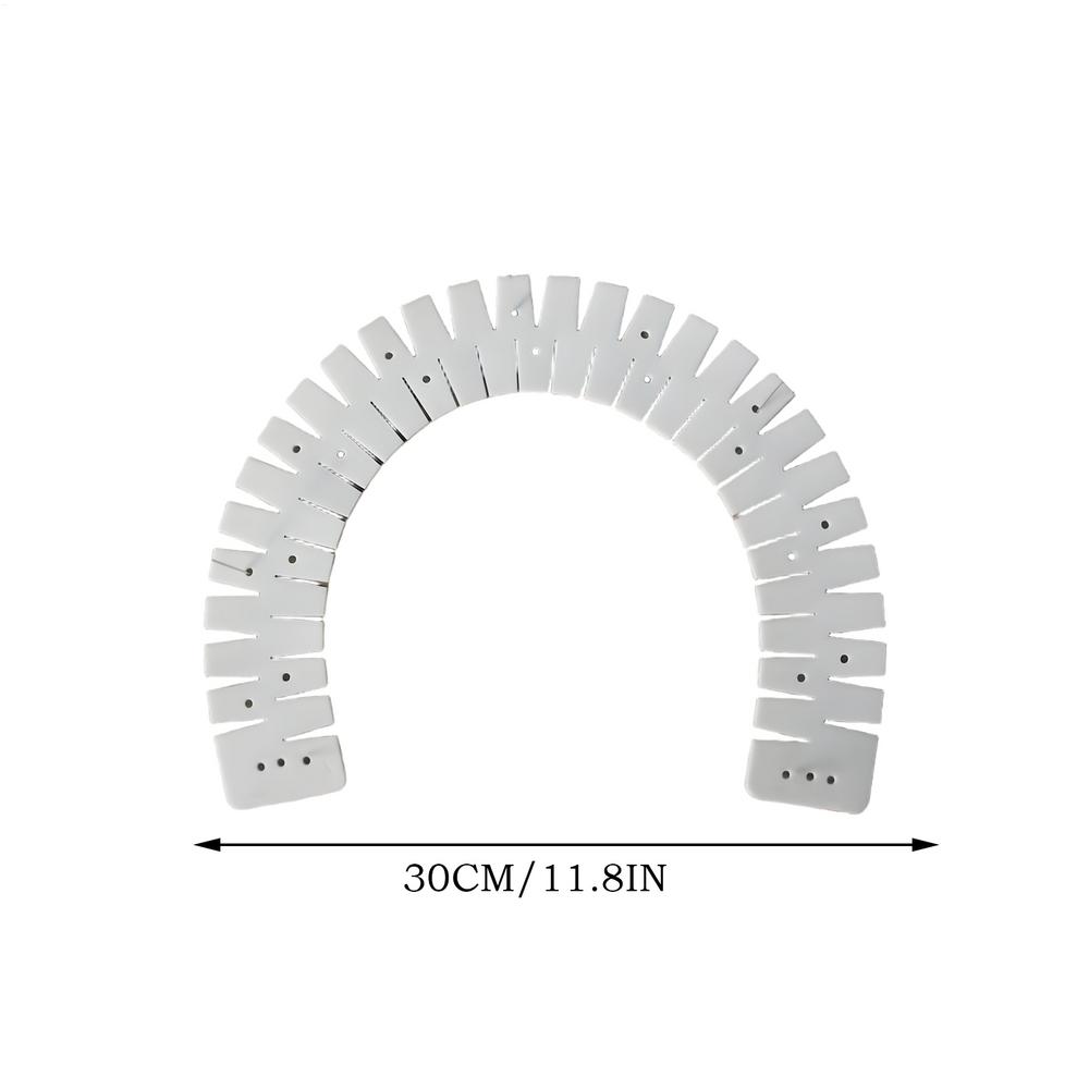 

Hot Hem Ruler Heat Resistant Hemmer Ruler Flexible Silicone Curve Scale Hemming Tool for Padding Sewing Cloth Pants Fabric Sheet