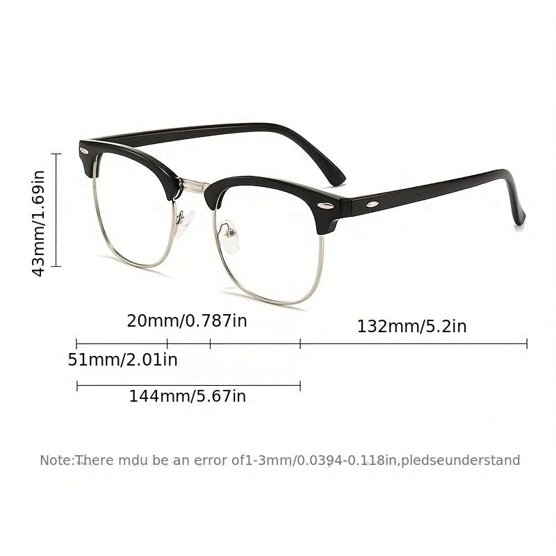 Okulary przeciwsłoneczne fotochromowe Klasyczne okulary przeciwsłoneczne Rice Nail Half Frame Okulary przeciwsłoneczne Outdoor bez polaryzacji