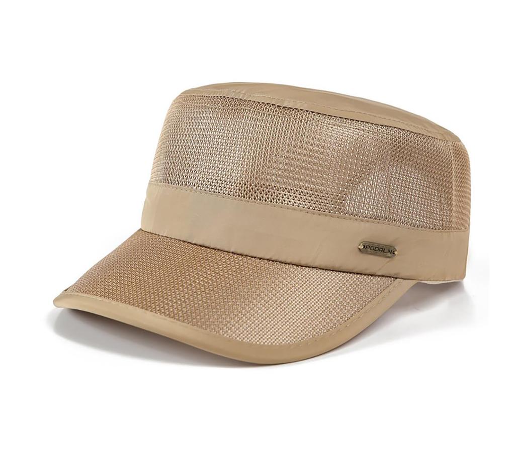 AXIAO Mesh Work Breathable Military Cap for and Running Men's Cap, Casual, Hiking, Fishing, Driving, (Khaki)