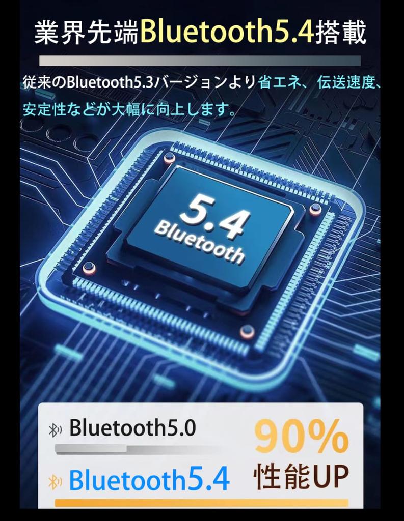 Bluetooth Single Left and Right 30 Hours of Continuous Sound Compatible with Multiple Japanese Instruction Technical Standards Approved 5.4 Earbuds,