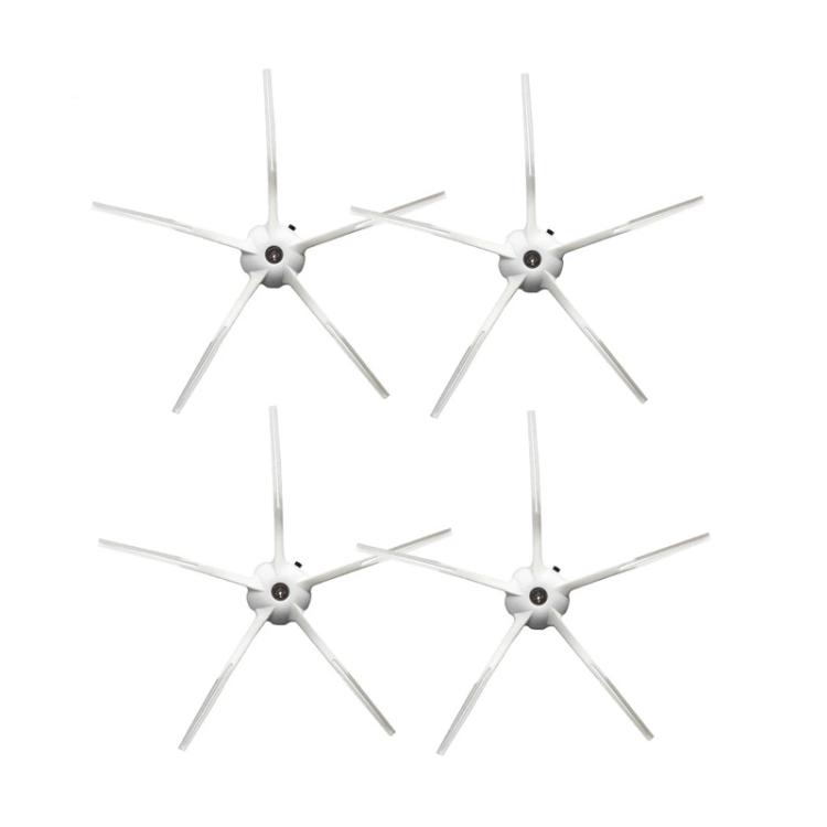 For Roborock S7 / T7S / T7S Plus G10 4pcs White Side Brush 4pcs White Side Brush