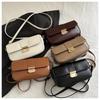 2024 Winter Retro Fashion Lock Buckle Crossbody Bag - Versatile, Stylish Small Square Bag for Women