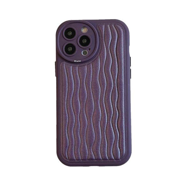 

Релиф 3d волнистый противоударный нескользящий чехол для телефона для Iphone 13 12 11 Promax 14 Pro Max 4 цвета Защитная задняя крышка Капа For iphone 13