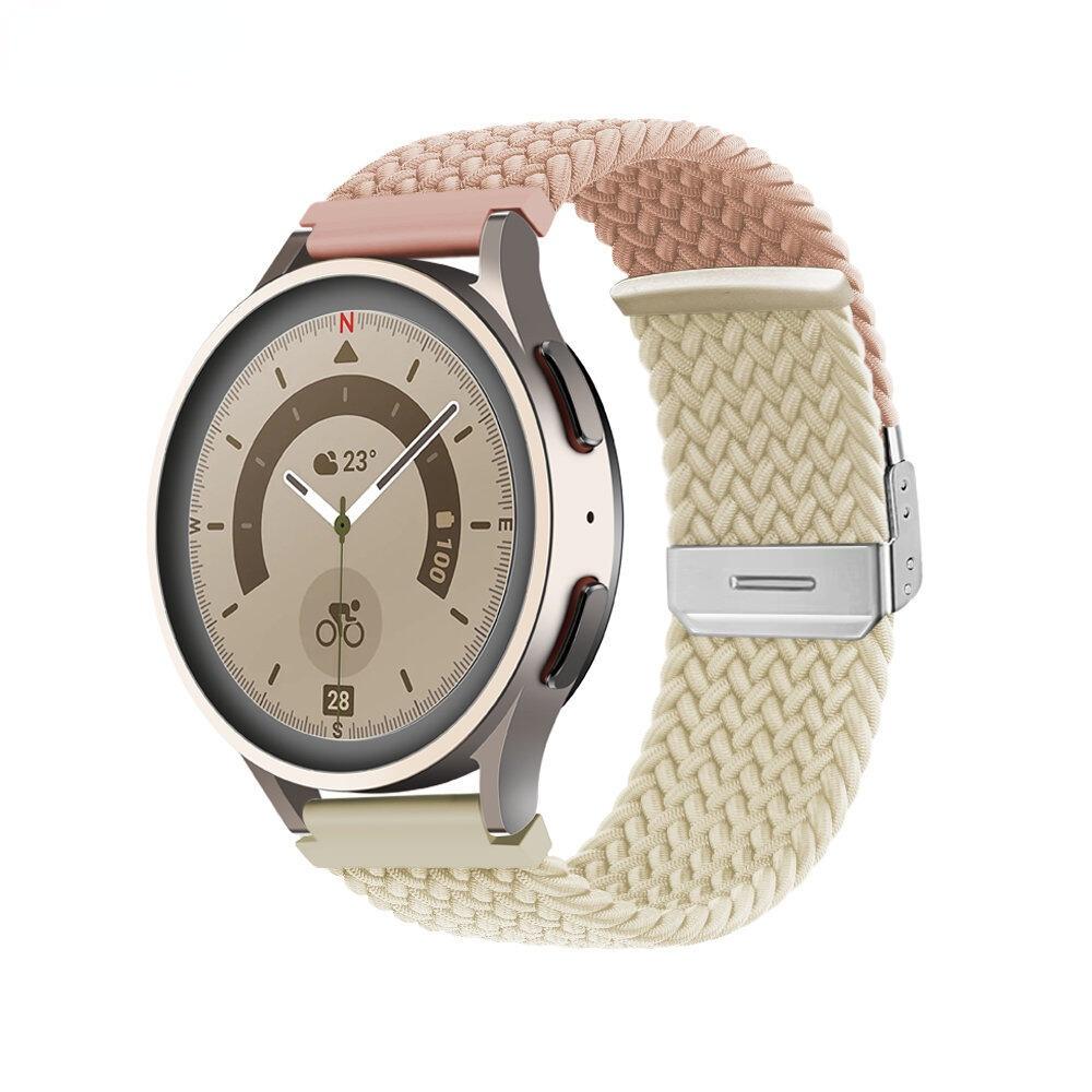 20mm/22mm Strap for Samsung Galaxy watch 6 4 5 pro active 2 Gear S3 braided solo loop bracelet correa Huawei watch GT 2 3 band