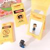Creative Mini Desktop Prompt Card Folding Makeup Mirror Decoration