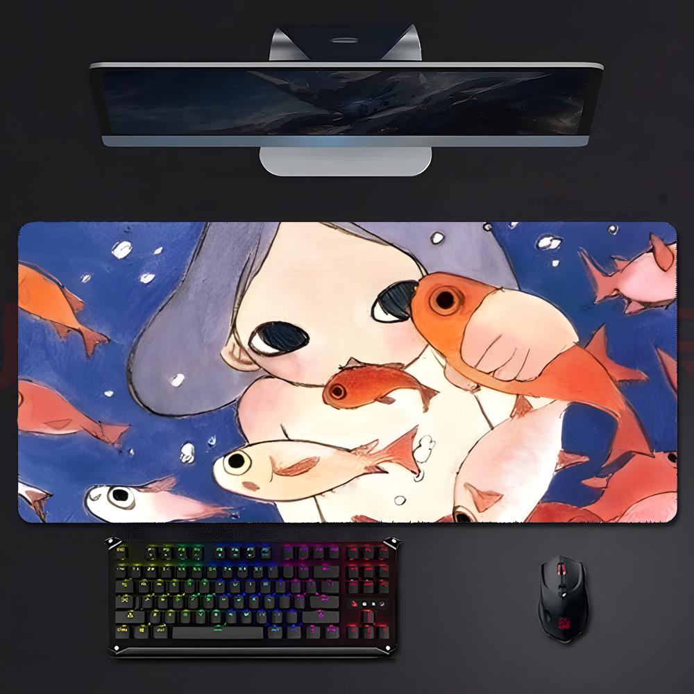 Beautiful Abstract Art Aaya Takano Mouse Pad Mousepad Large Gaming Lockedge Thickened Pc Table Desk Mat