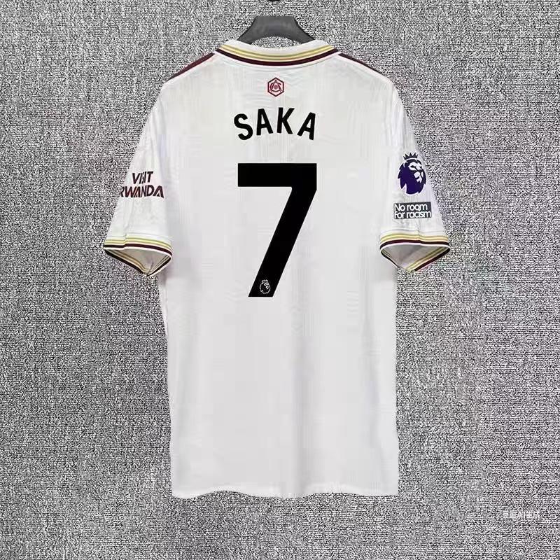 

Man City #9 Haaland, #47 Foden, Arsenal #7 Saka Home/Away Fan Jersey XL