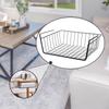 under Cabinet Shelf Basket Spice Holder Metal Sliding Add Extra Space Rack Storage for