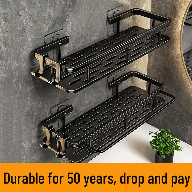 Stanzfreies wandmontiertes Badezimmer-Aufbewahrungsregal