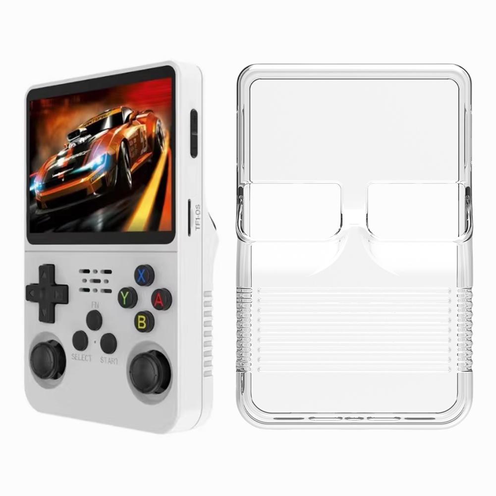 1-5Pcs For R36S Retro Handheld Game Console Transparent TPU Case Anti-Scratch Protective Cover Protector Shell Game Accessories