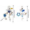 Conch Ocean Series Keychain Multi-Charm Bag Charm High-End Starfish Key Ring  Vacation