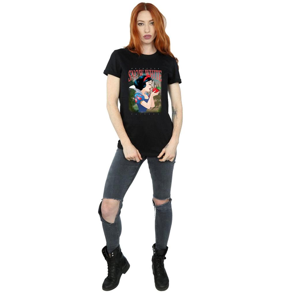 Snow White And The Seven Dwarfs Womens/Ladies Montage Cotton Boyfriend T-Shirt