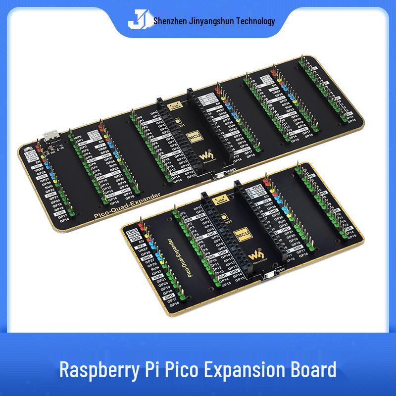 Raspberry Pi Pico Erweiterungsplatine mit doppelten 2×20 Pin-Headern & USB-Stromversorgung