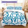 OM Bedding Quilt Set Quilt Cover Pillowcase Home Decoration Birthday Gift (1 * duvet cover + 2 * pillowcase, without core)