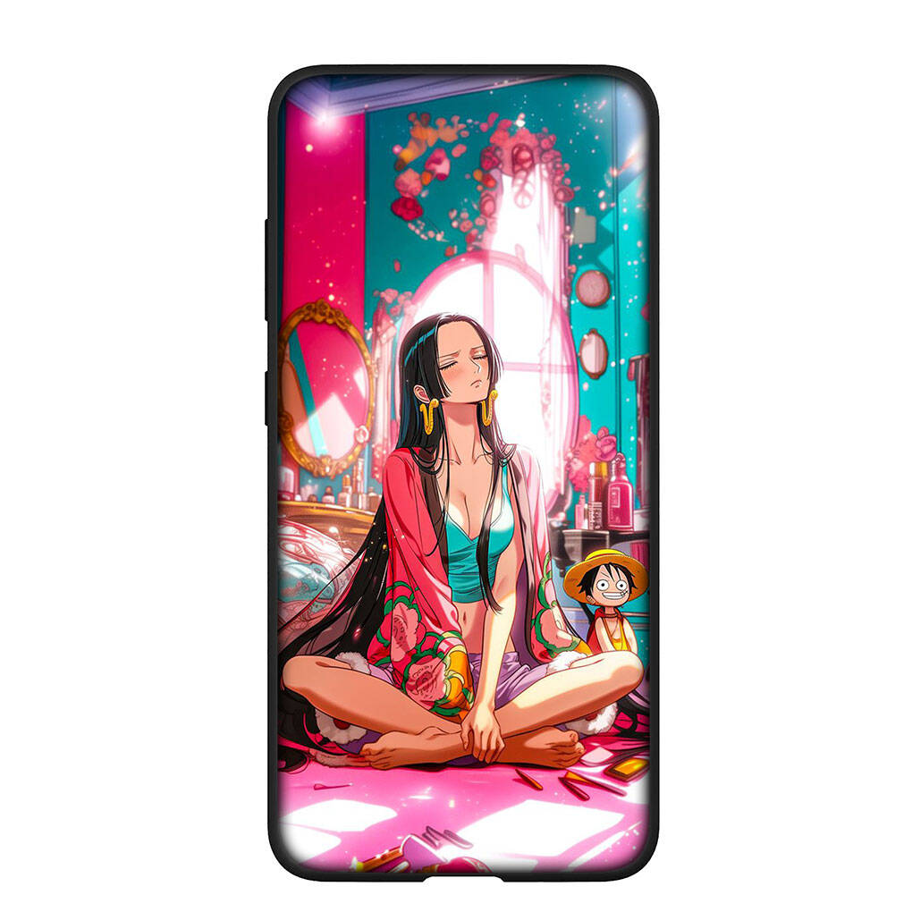 Phone Case for iPhone 17 15 16 Plus Redmi Note 14 12 11 13 Pro Max Huawei P30 P20 Lite OPPO A60 A40 A80 A38 A54 A17 Boa Hancock One Pieces Luffy Cover
