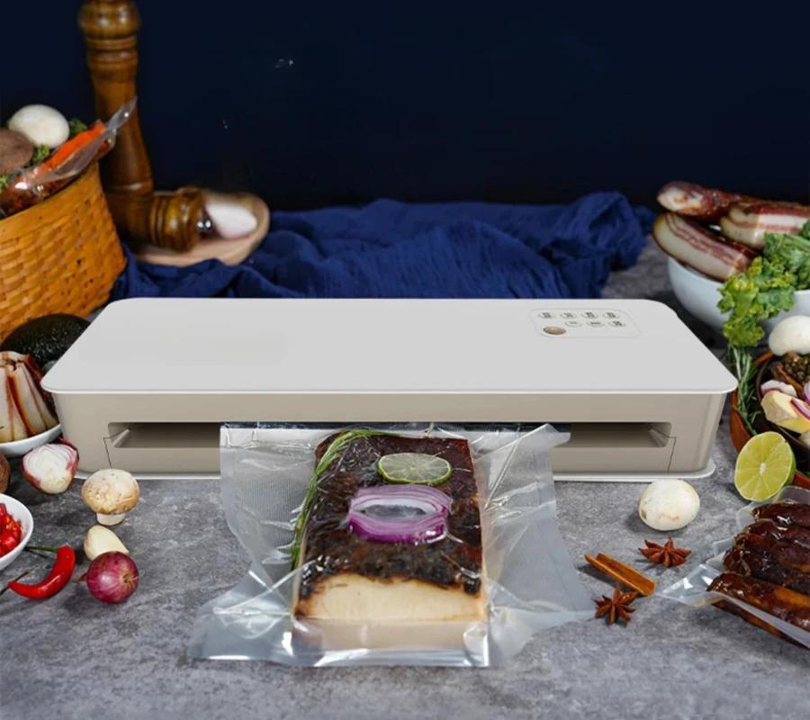 Fully Automatic Vacuum Sealing Machine Small Household Fresh-keeping Food Packaging Machine Dry And Wet Sealing Commercial Use