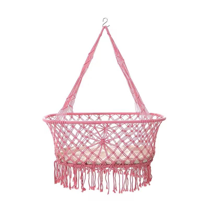 FEBORY Indoor Hand-Woven Children's Swing Cradle