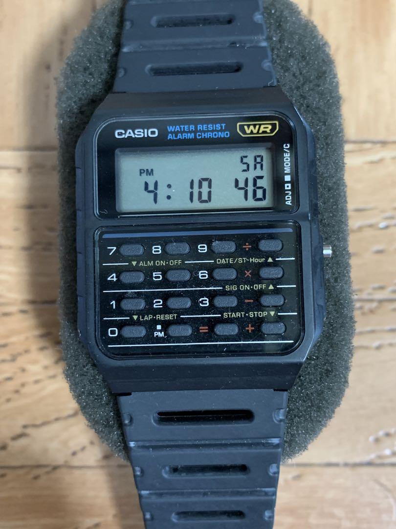 

[Б/У] CASIO CA-53W Наручные часы-калькулятор, Черные