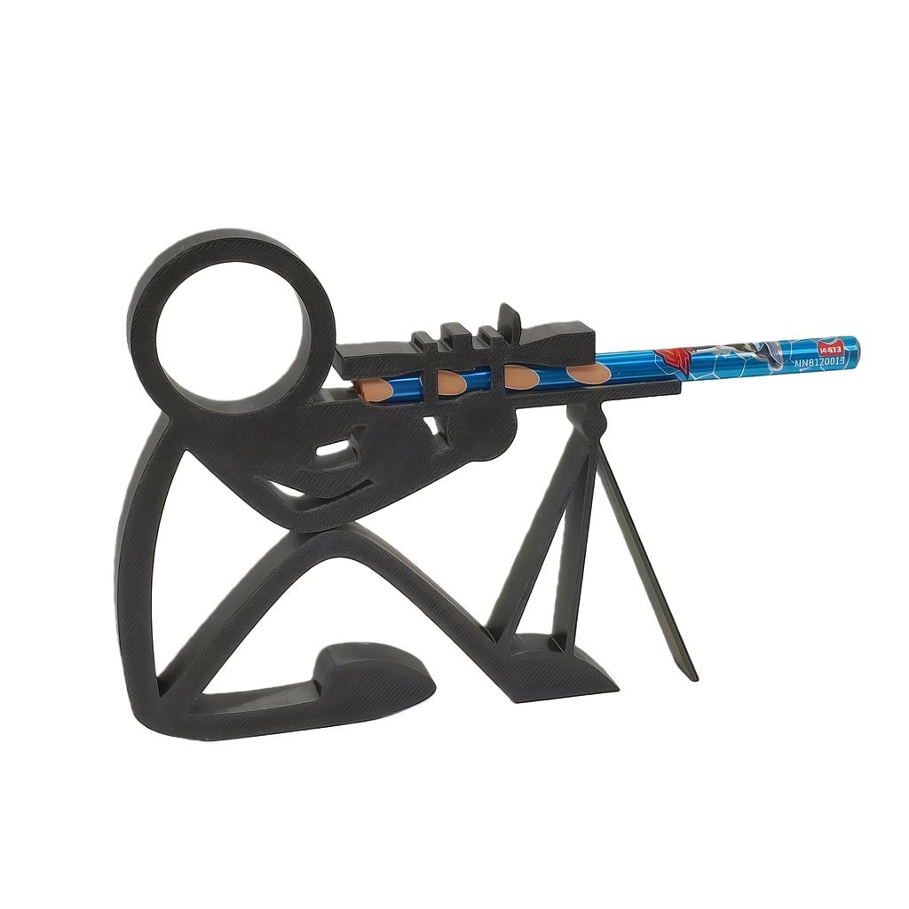 3D Printed Stick Figure Pencil Holders Including Pen Stands Pen Containers Desktop Ornaments Stationery Desktop Sculptures Gifts