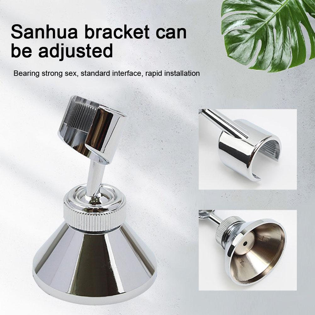 Adjustable Bracket Shower Holder Shower Silver Color