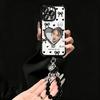 Love Mirror Bracket Is Suitable for Iphone17promax iPhone Case 15 Four-corner Airbag 16 Transparent 14 Women