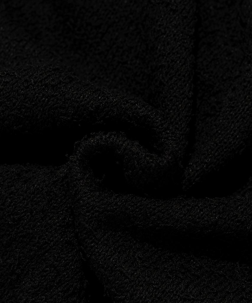 CARGOBROS Boucle Round Long Sleeve Knit (Black)