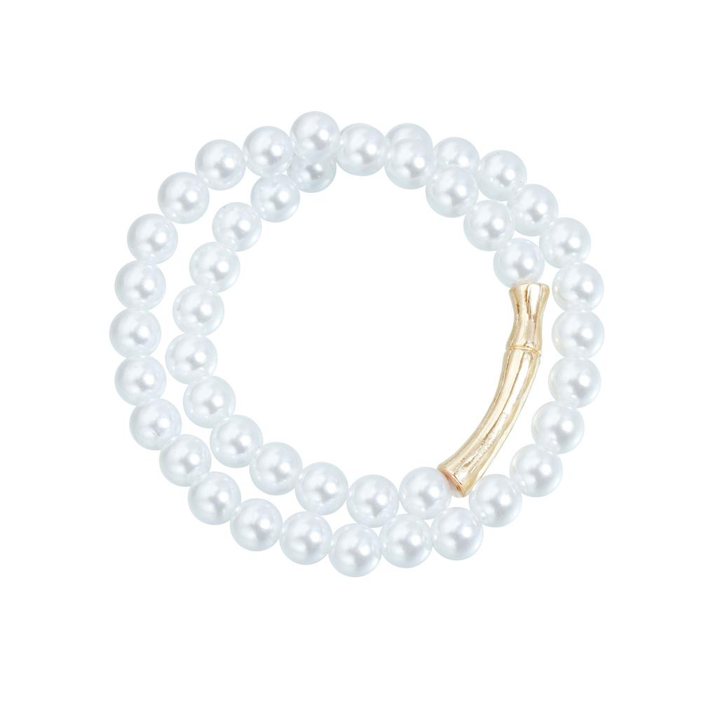 Double-layer Water Drop Imitation Pearl Necklace, Light Luxury Retro Adjustable Stacking Necklace Set