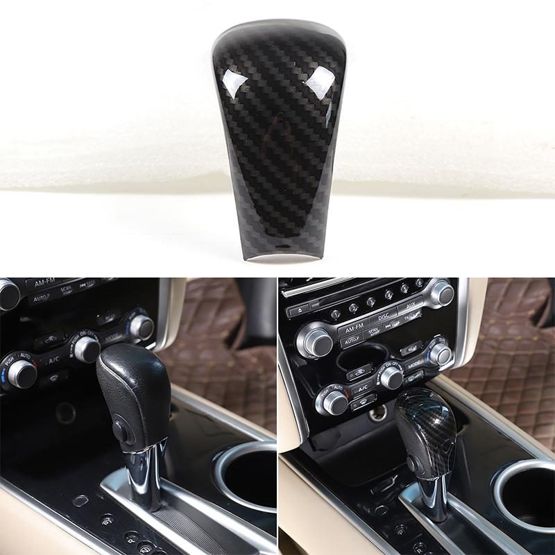 

ABS Carbon Fiber For Nissan Pathfinder 2013-2018 Car Center Shift Panel Glass Lift Steering Wheel Frame Navigation CD Panel Trim