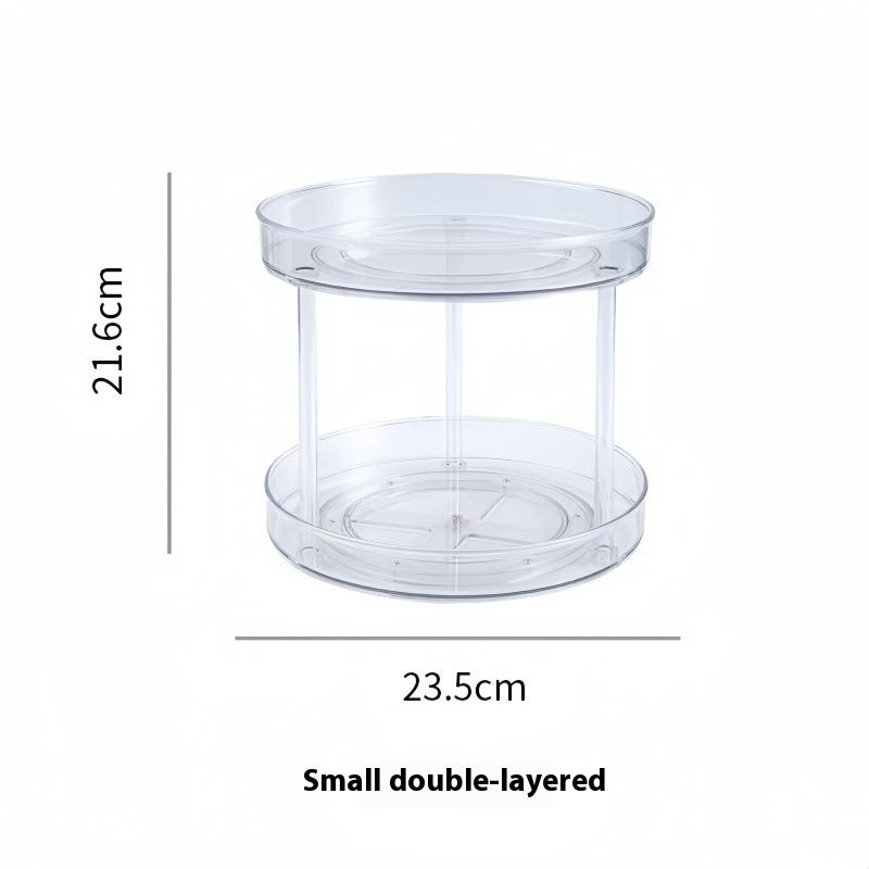 Stojak do przechowywania kosmetyków Biurowy pojemnik do przechowywania na biurko Obrotowa taca Stojak do przechowywania w kuchni Wielowarstwowy stojak do przechowywania Stojak do przechowywania z obrotową podstawą