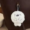 Cartoon Cute Chubby Seal Doll Pendant Plush Keychain Cute Backpack Hanging Decoration Accessories Gift