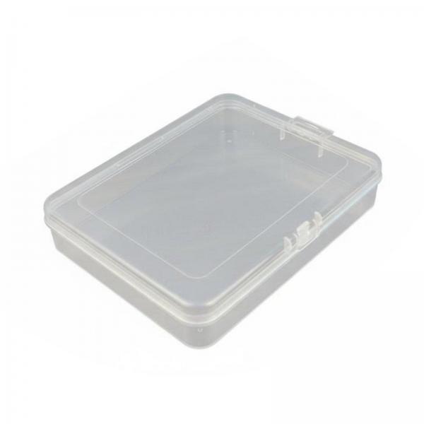 Storage Case Transparent PP Box with Secure for Business Cards Beads Jewelry Craft Supplies