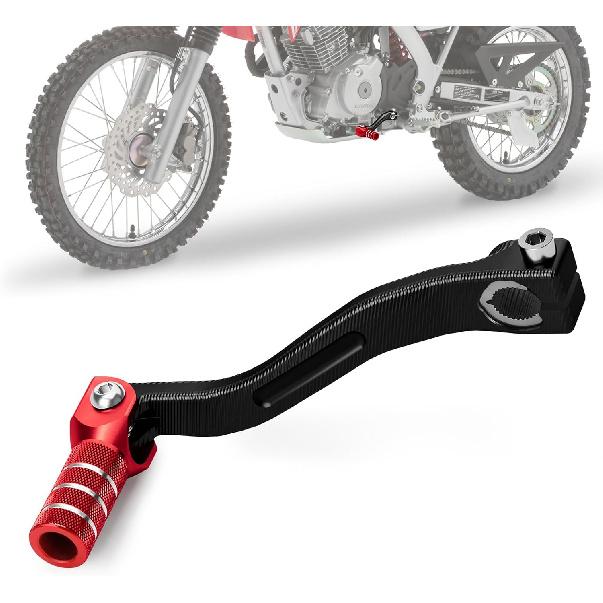 

Dirt Bike Gear Shifter Shift Lever Folding Tip CNC for CRF125F CRF125FB Big Wheel CRF 125F 2014-2025 Black красный