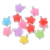 10pcs/lot Simulation Five-Pointed Star Soft Candy Cute Charms Pendant for DIY Earrings Necklace Jewelry Accessories Finding