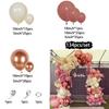 Pink Balloons Arch Garland Kit Chrome Gold Balloons Girls Birthday Wedding Party Anniversary Decorations Baby Shower Supplies