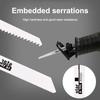 Universal Woodworking And Metal Cutting Reciprocating Saw Blade For Diy And Professional Use, Coarse And Fine Teeth
