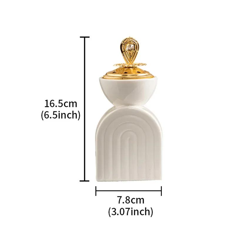 Modern Simple Nordic Arch Aromatherapy Burner Middle East Arabic Festival Incense Home Decoration Ornaments Incense Sticker Item
