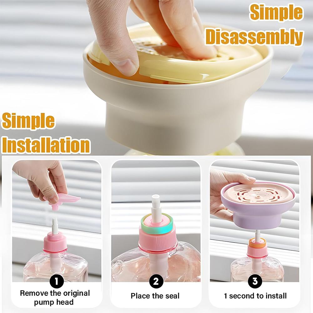 Home Cleaning Tasks 6 2.5in Effortless Dispensing Compact Detergent Pump For Laundry Efficient Liquid Dispensing