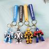 New Transformers Keychain Cartoon Pvc Optimus Prime Figure Bag Pendant Wholesale