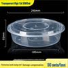Disposable Plastic Food Containers with Lids