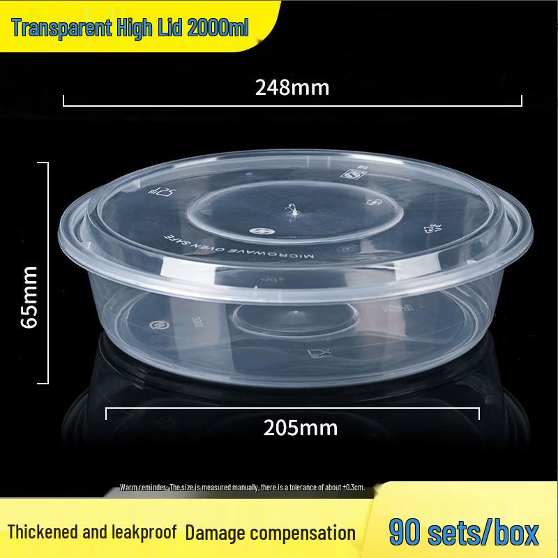 Disposable Plastic Food Containers with Lids