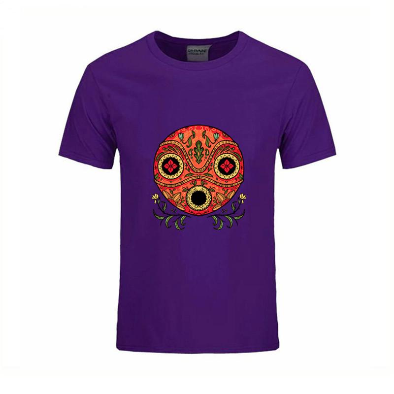 Designer Herren T-Shirt Lustig Dia De Los Mononoke 3D Gedrucktes Männliches Oberteil T-Shirts